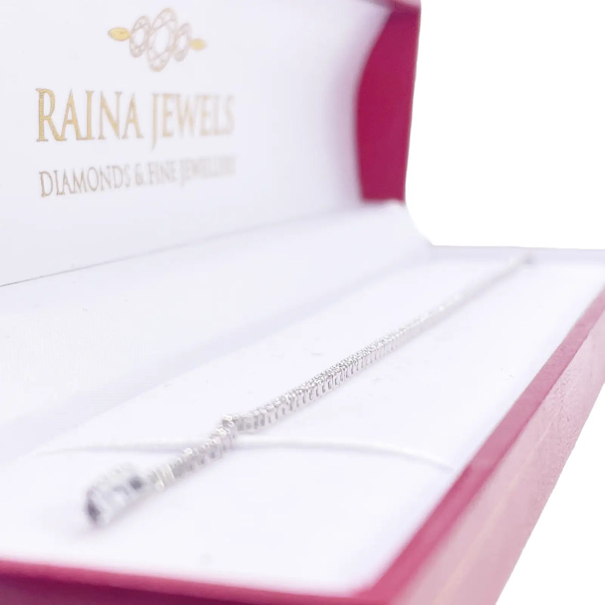 18ct White Gold Natural Diamond Tennis Bracelet 4 Claw 1.00ct 7 Inches  Diamond Bracelets