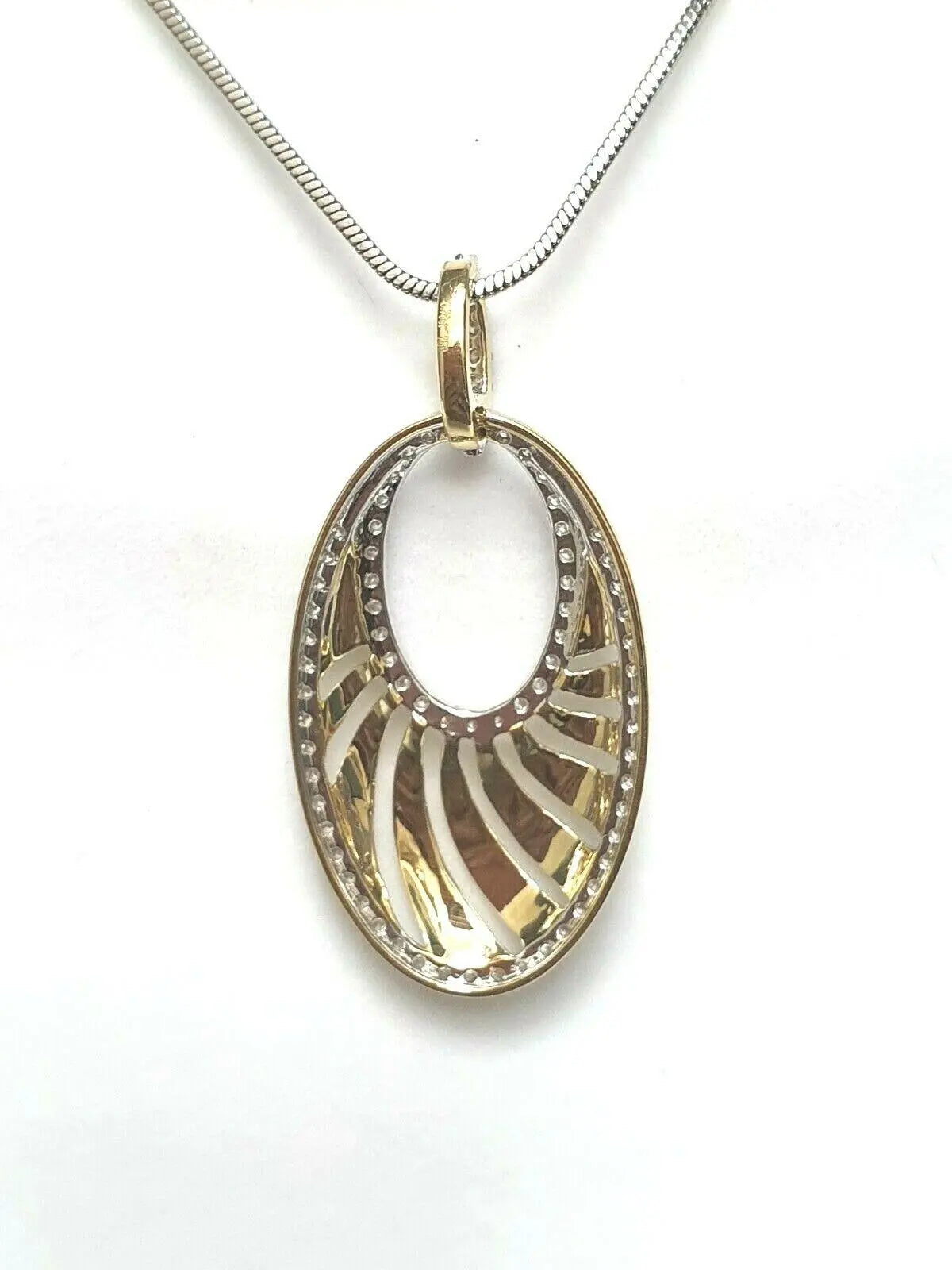 18ct Yellow Gold Diamond Necklace 1.55cts