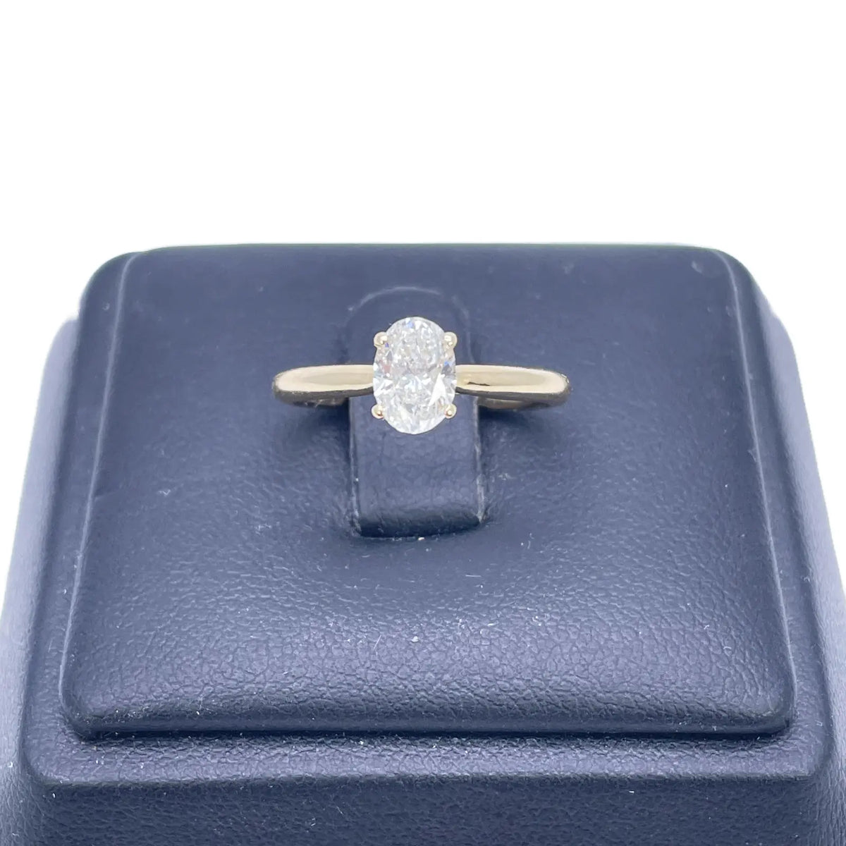 14ct Yellow Gold Natural Oval Diamond Solitaire Engagement Ring 0.70ct GIA Certified  Diamond Ring