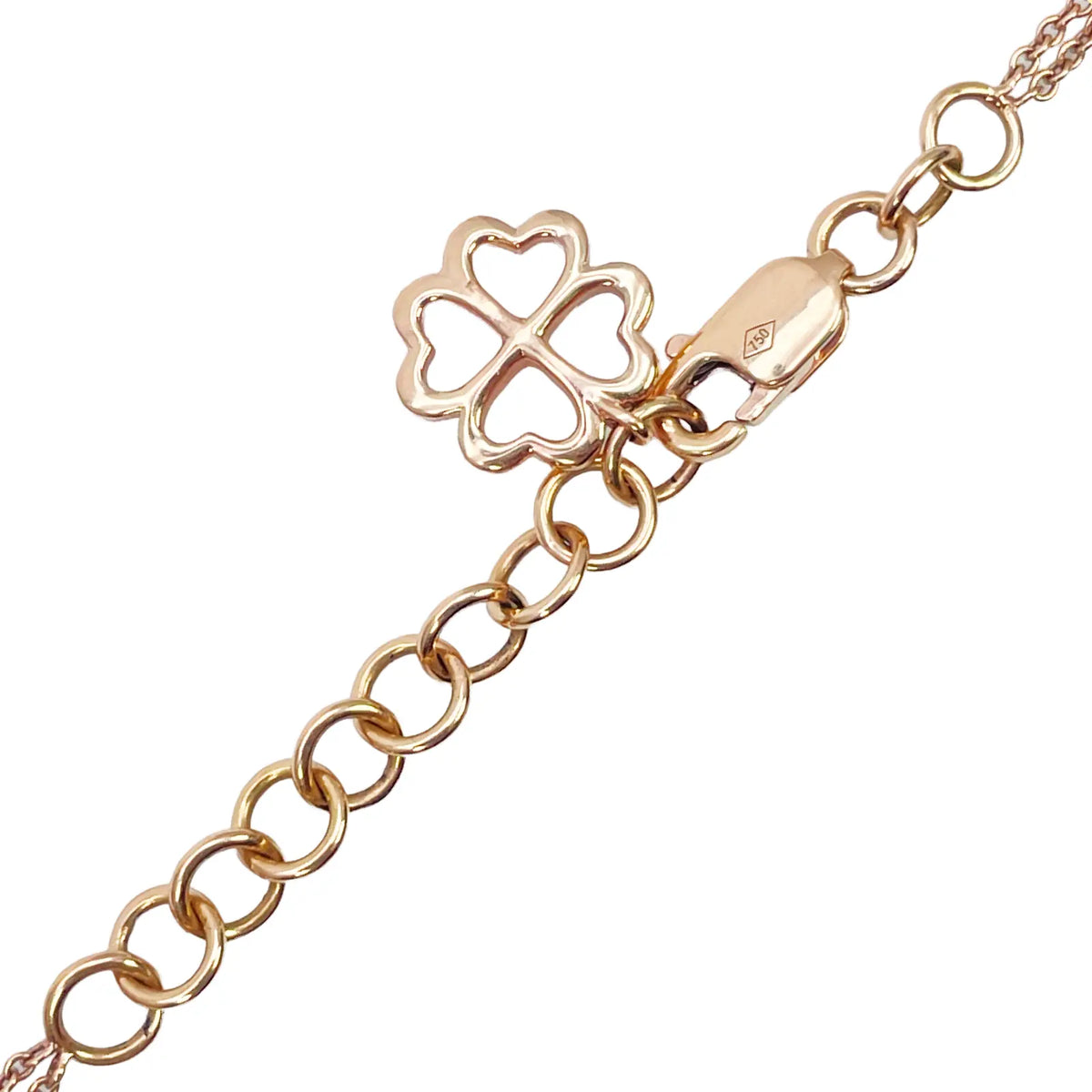 18ct Rose Gold Layered Necklace With Bezel & Claw Set Natural Round Diamonds 2.74ct 