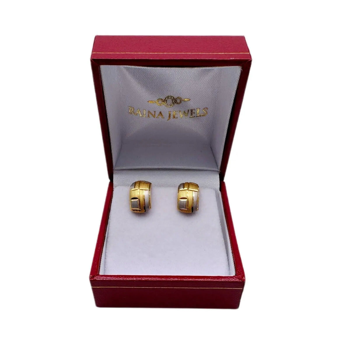 18ct Yellow Gold Diamond Cut Round Ball Earrings 