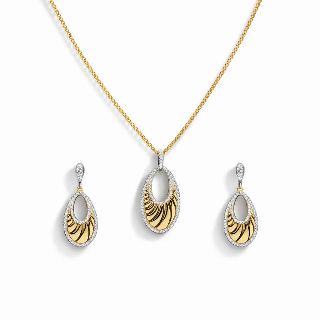 18ct Yellow Gold Diamond Necklace 1.55cts  Diamond Necklace