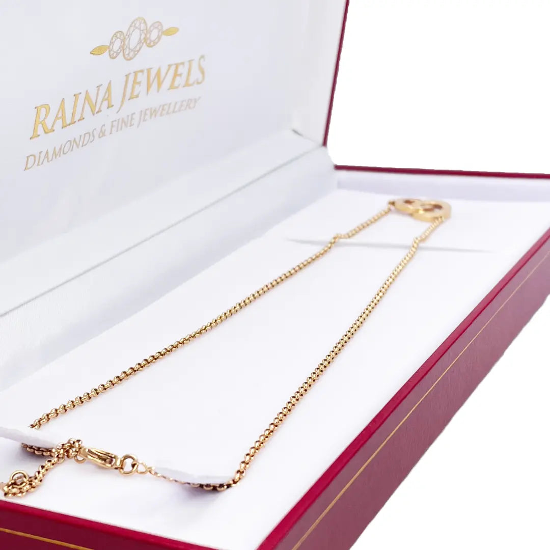 18ct Yellow Gold Diamond Piaget Toi Moi Possession Necklace 0.01ct Certificate 