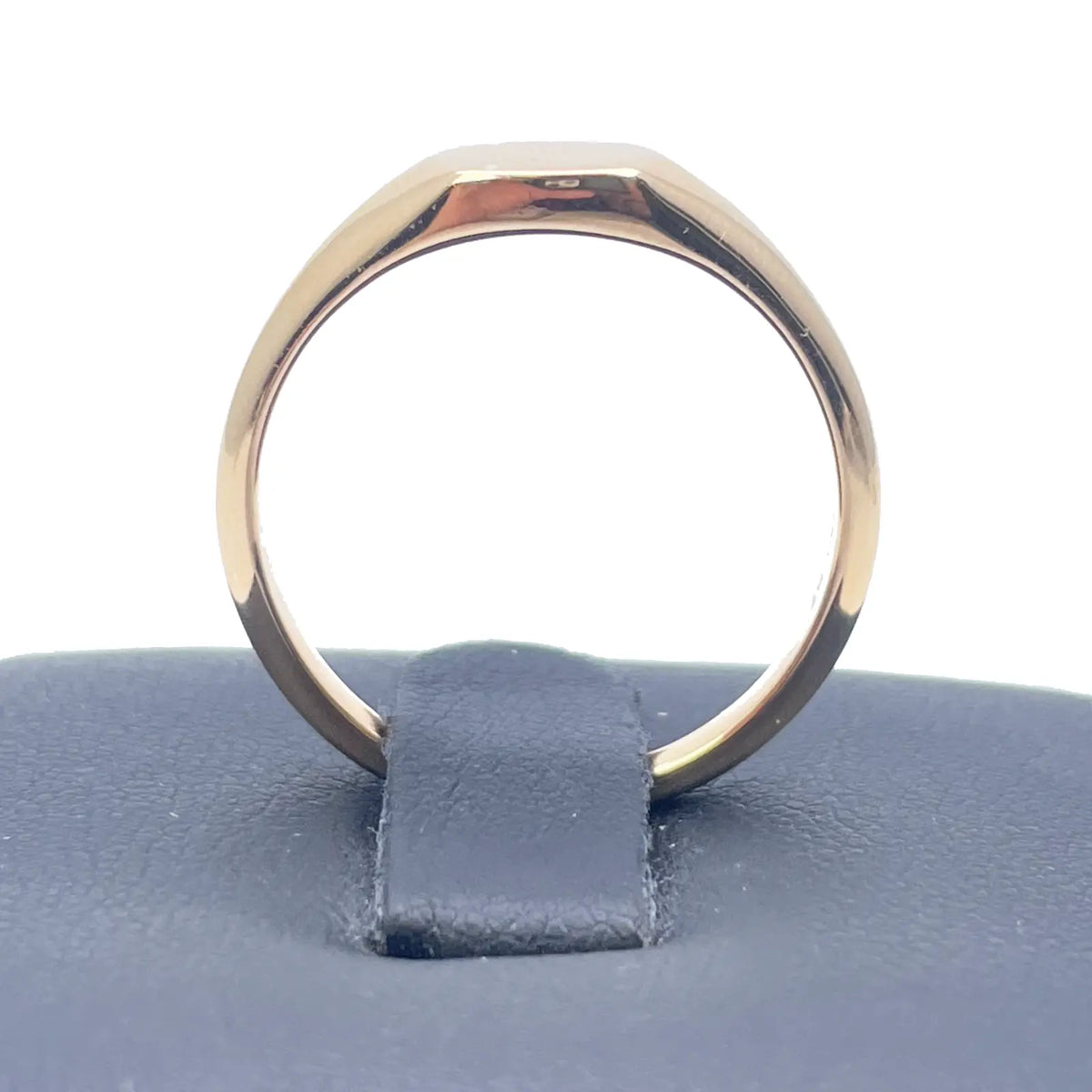 18ct Yellow Gold High Polished Square Men's Signet Ring 