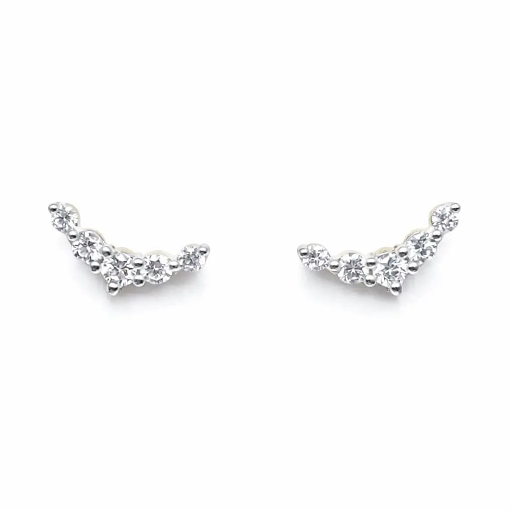 18ct Yellow Gold Natural Diamond Crawler/Climber Earrings 0.29ct  Diamond earring