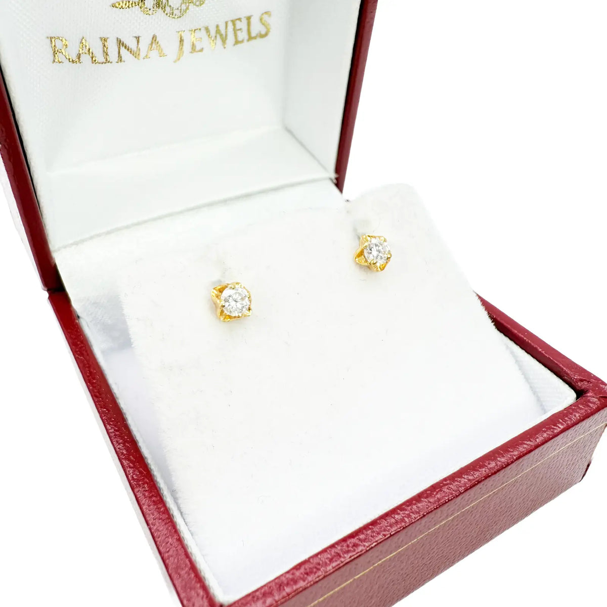22ct Yellow Gold Children's Stud Earrings, Tragus, Helix Or 2nd Lobe (2.5/3.0mm) 