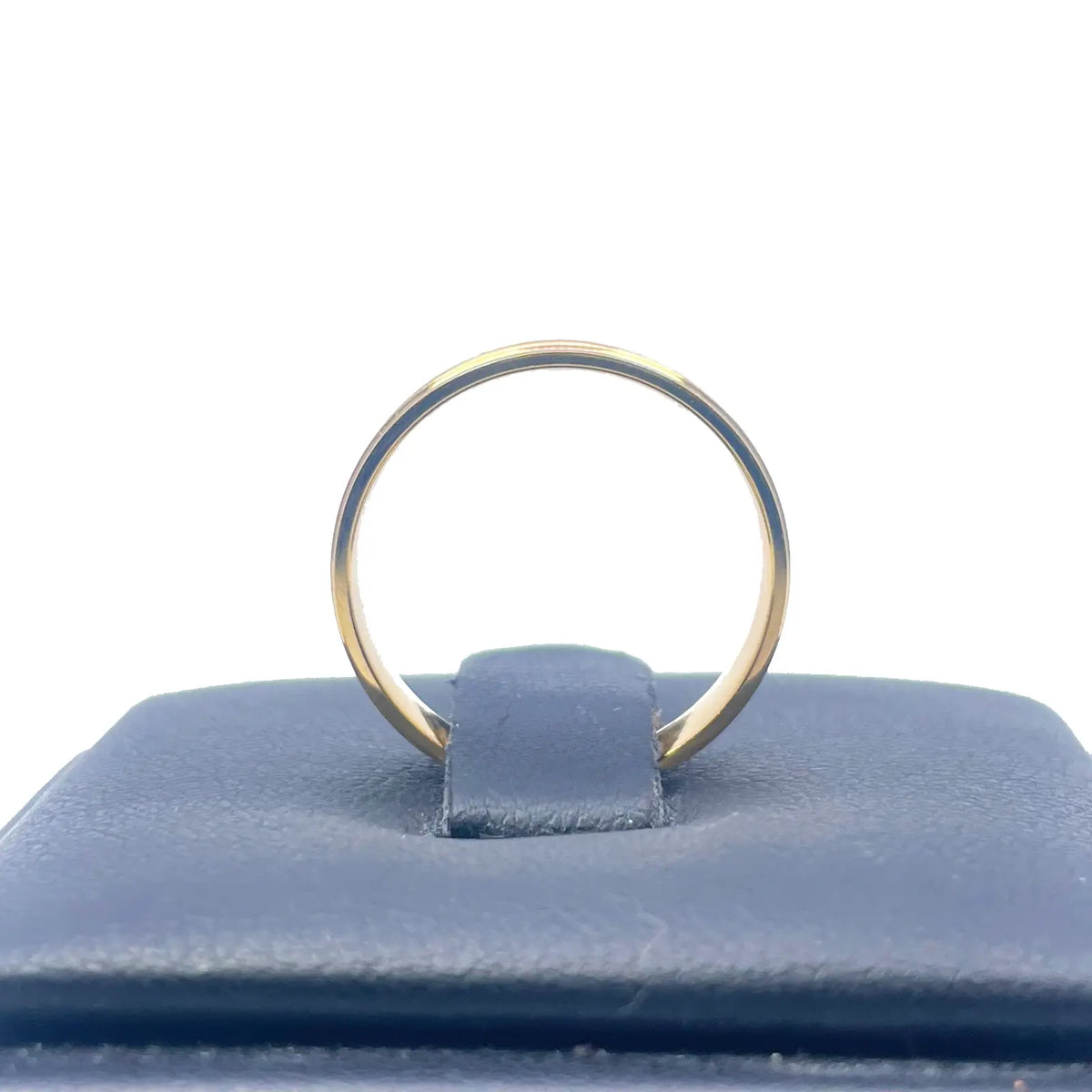 22ct Yellow Gold High Polished Edge & Matte Middle Women's Wedding Band 4mm  Diamond Bracelets