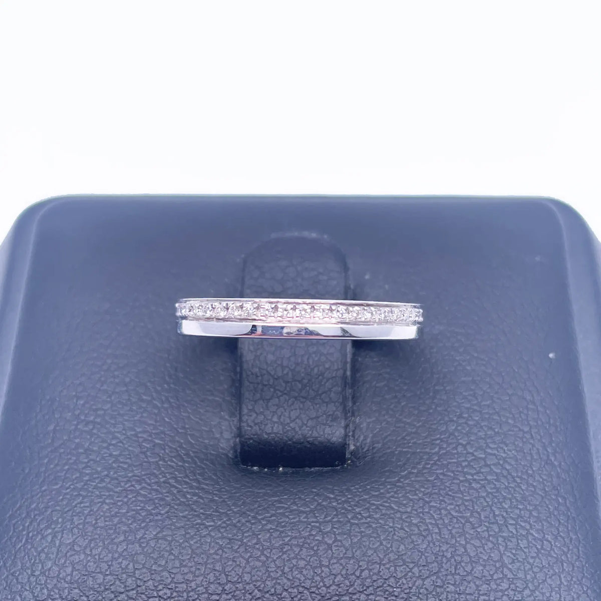 18ct White Gold Diamond Polished Full Eternity Ring 0.25ct  Diamond Ring